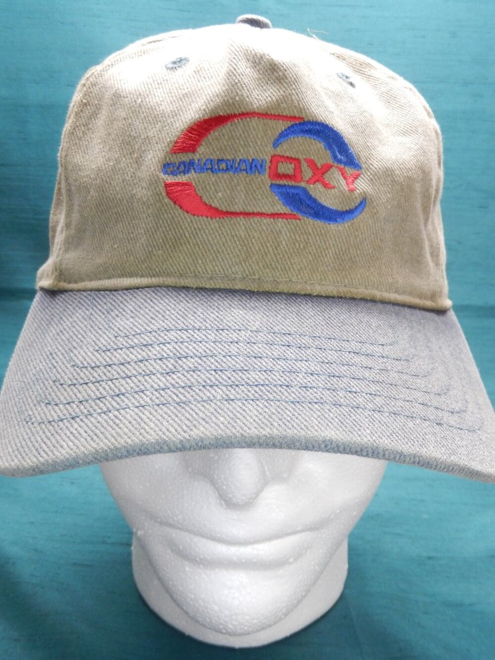CANADIAN OXY Cap Trucker Hat Strapback Baseball Vintage Corduroy